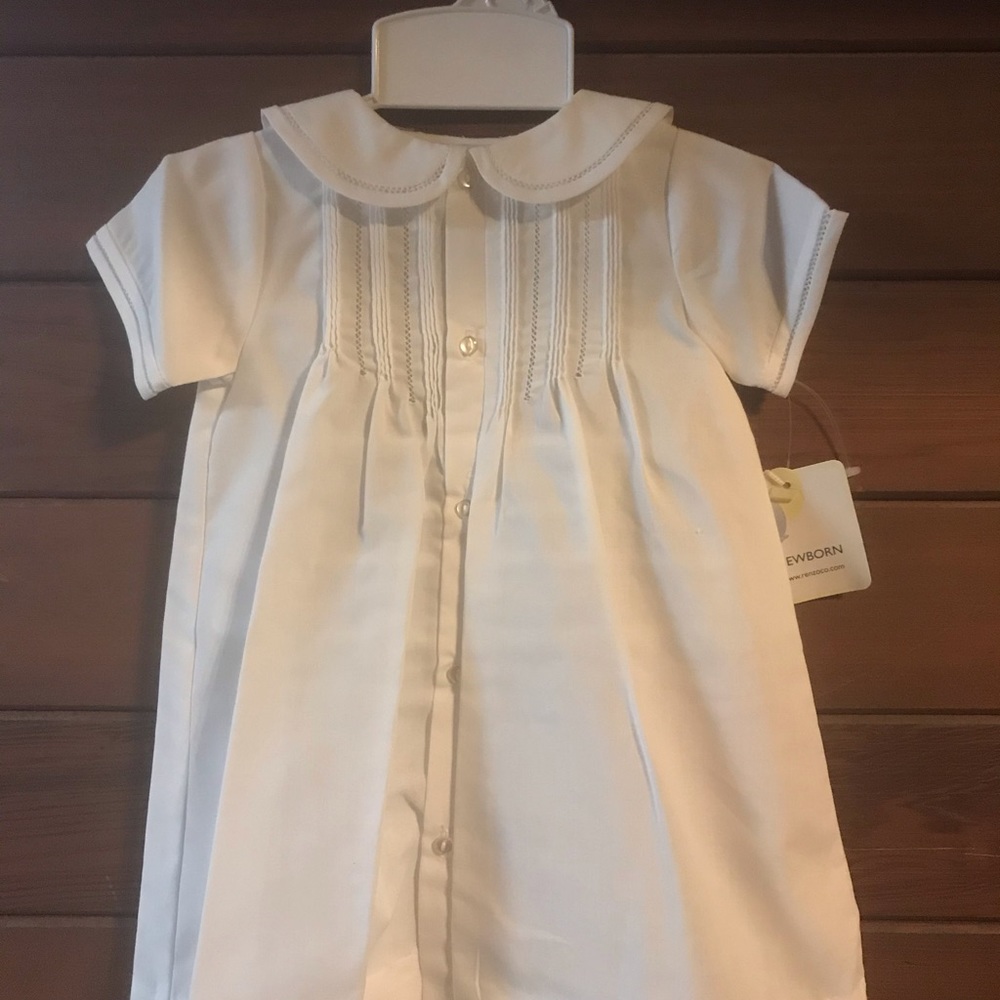 White Newborn Dress